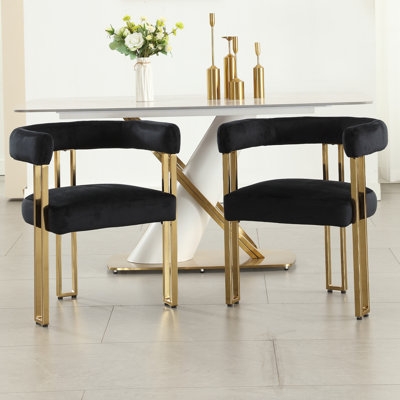 Zymer Polyester Side Chair Dining Chair - Image 0