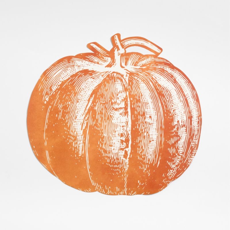 Paper Pumpkin Placemats, Set of 12 - Image 2