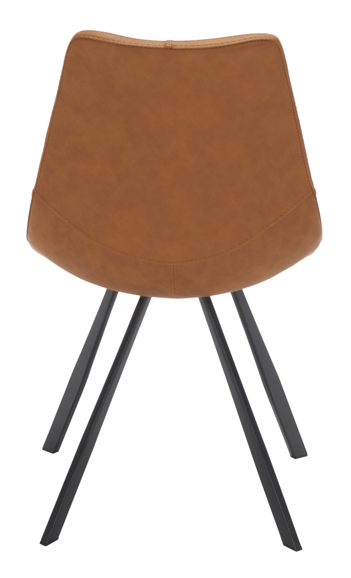 Kayne Dining Chair - Cognac / Black - Safavieh - Image 7
