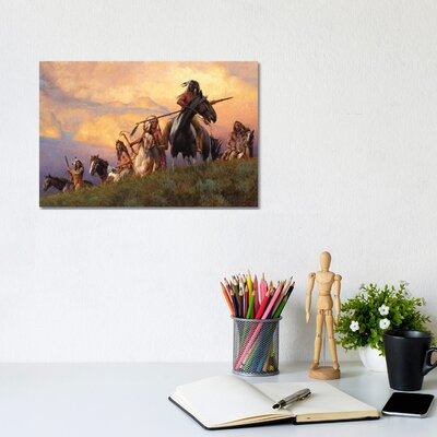 Lakotas - Prowlers Of The Grasslands by - Wrapped Canvas - Image 0