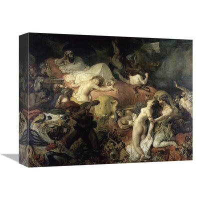 'The Death of Sardanapalus' by Eugene Delacroix Print on Canvas - Image 0
