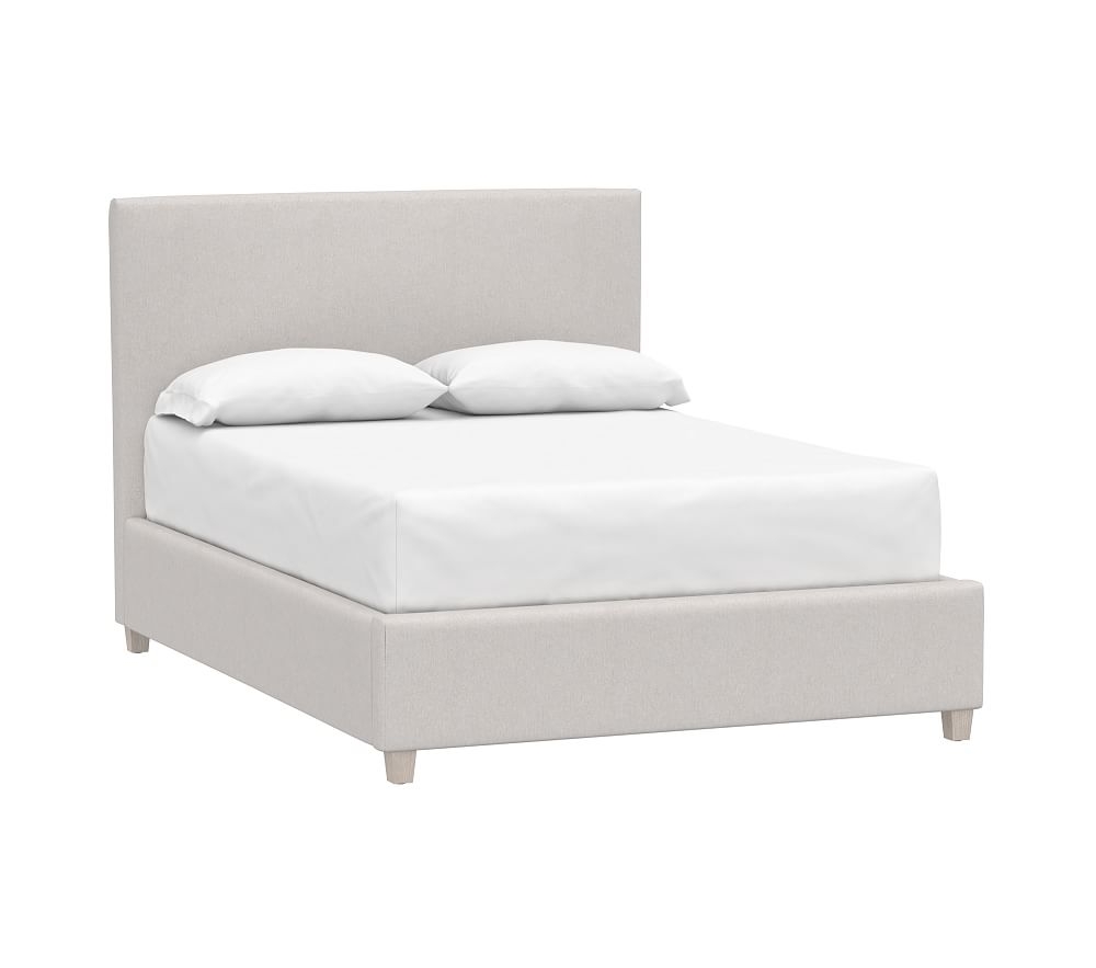 Carter Bed Full Brushed Chenille Dove - Image 0