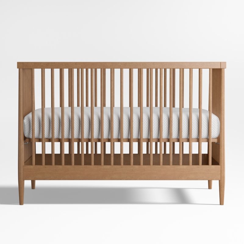 Hampshire Brown Wood Convertible Crib - Image 4
