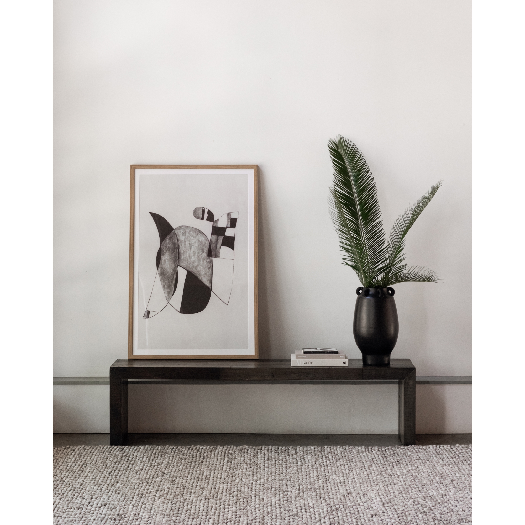 Vintage Large Bench Grey - Image 4