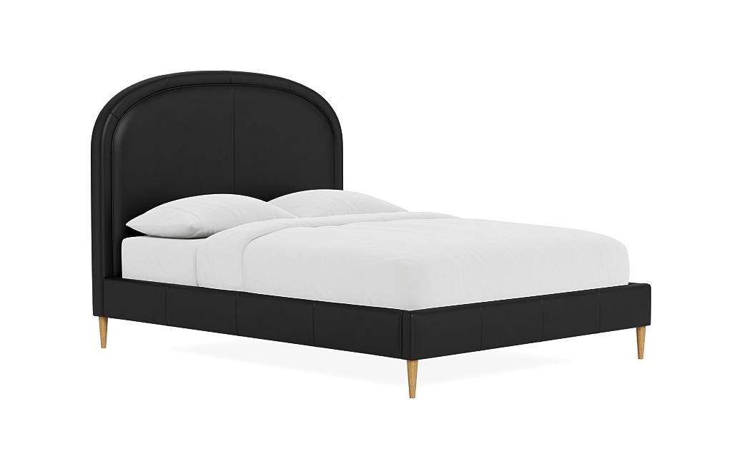 Anson Leather Upholstered Bed - Image 1