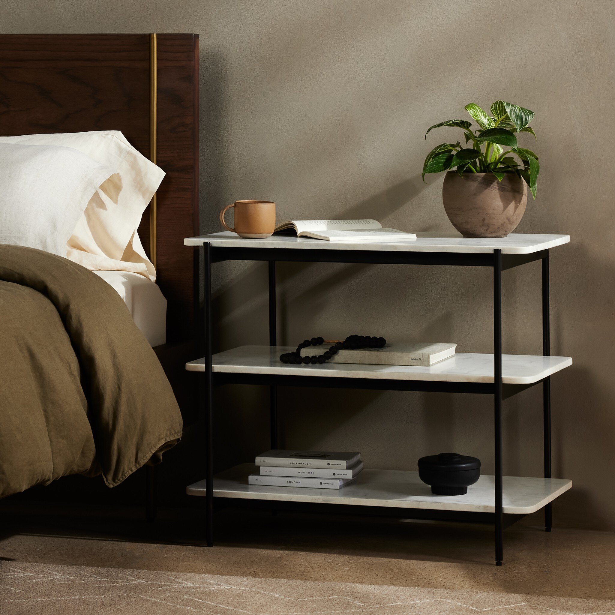 Jasper Nightstand - Iron Matte Black - Image 3
