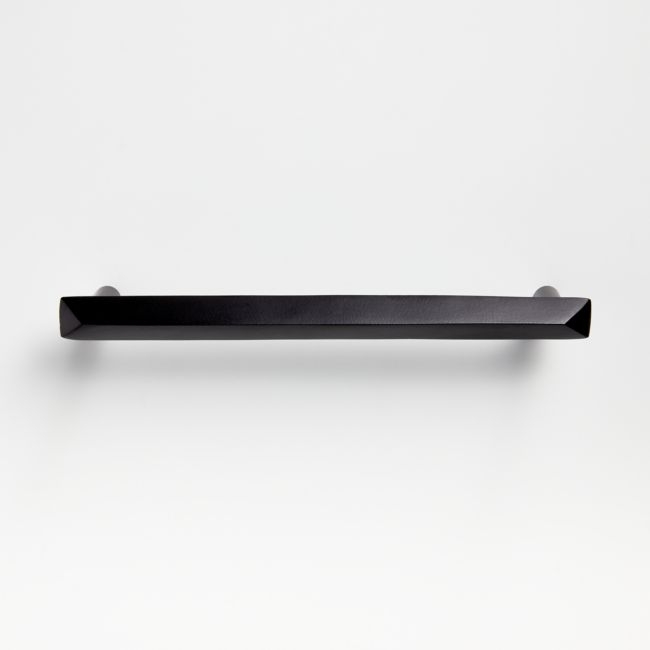 Triangle Matte Black 6" Bar Pull - Image 0