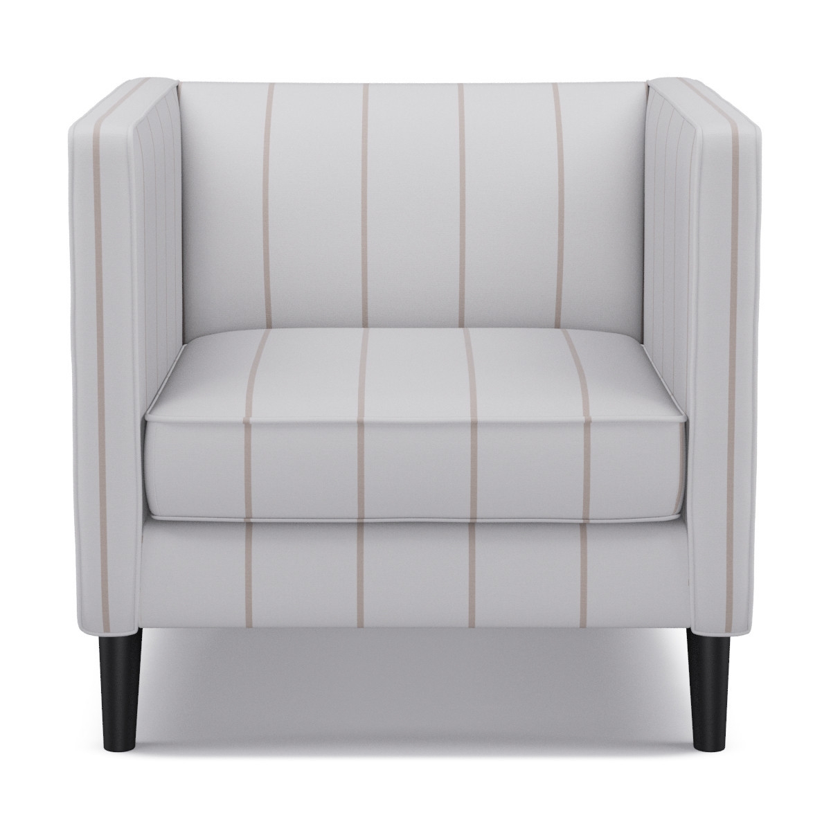 Tuxedo Chair | Stripe In Sand - Image 0