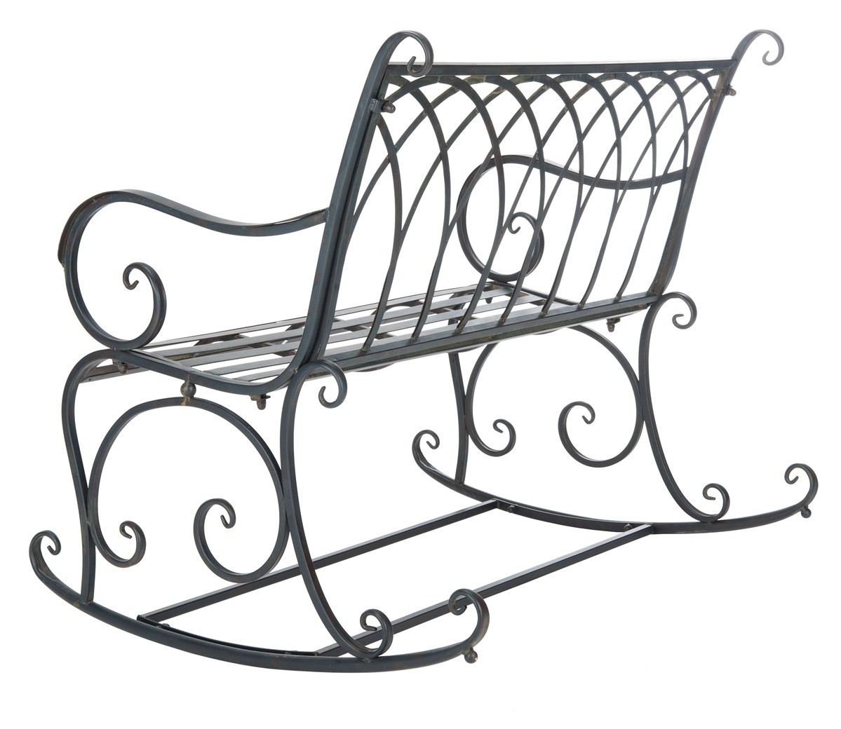 Ressi Rock Bench - Black Rust - Safavieh - Image 7