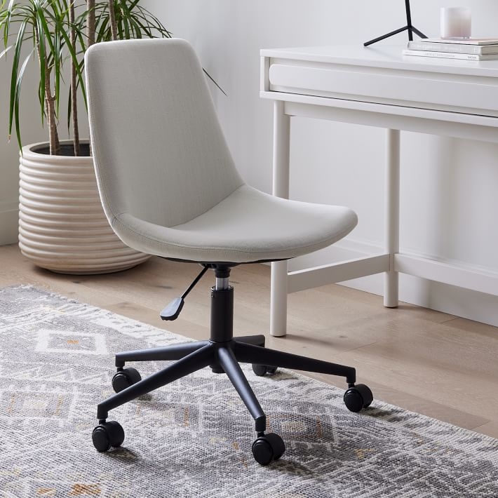 We Maine Collection Ydlw Office Chair, Stone White - Image 1