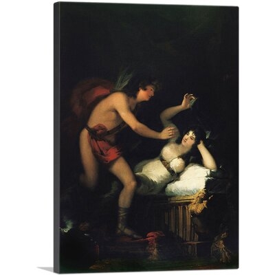 ARTCANVAS Allegory Of Love, Cupid And Psyche 1805 Canvas Art Print By Francisco De Goya_Rectangle - Image 0