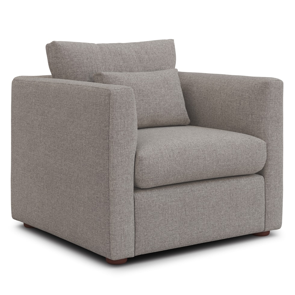 Marina 38" Lounge Chair - Hestia Gray - Image 0