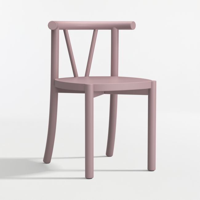 Classic Violet Purple Wood Kids Play Chair - Image 0