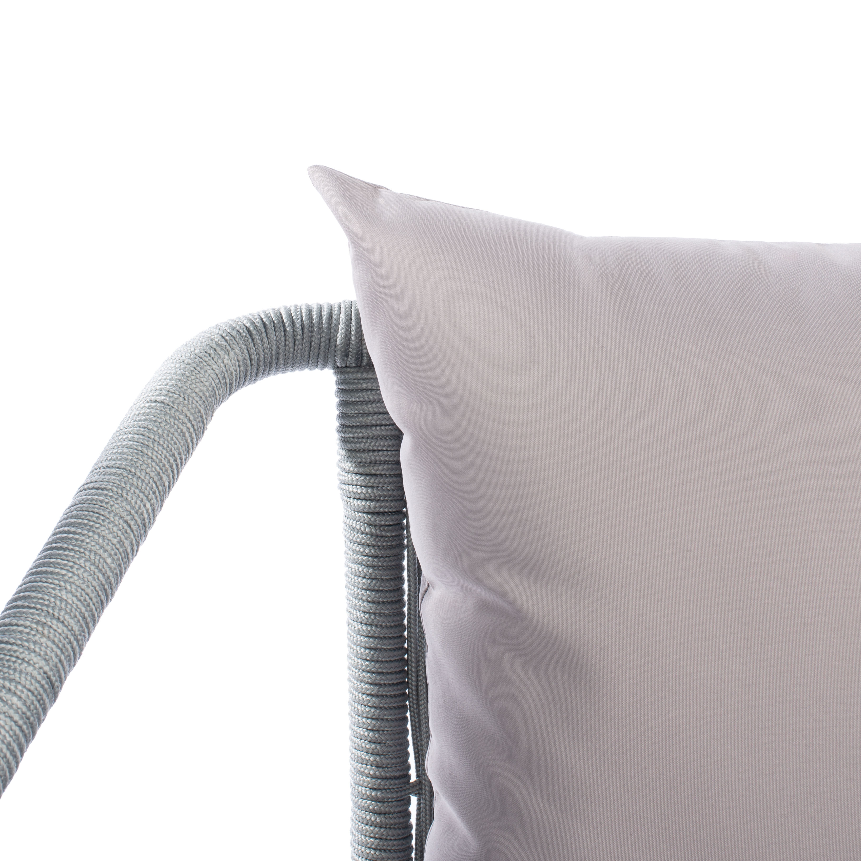 Raldin Rope 4 Piece Living Set - Light Grey/Grey - Safavieh - Image 1