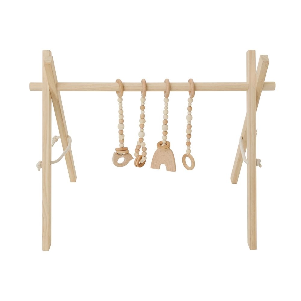 Natural Wood Baby Gym, Wood Toys - Image 0