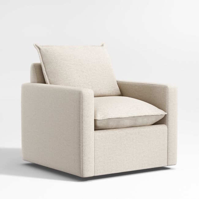 Harbour Natural Flange Nursery Swivel Glider Chair - Image 0