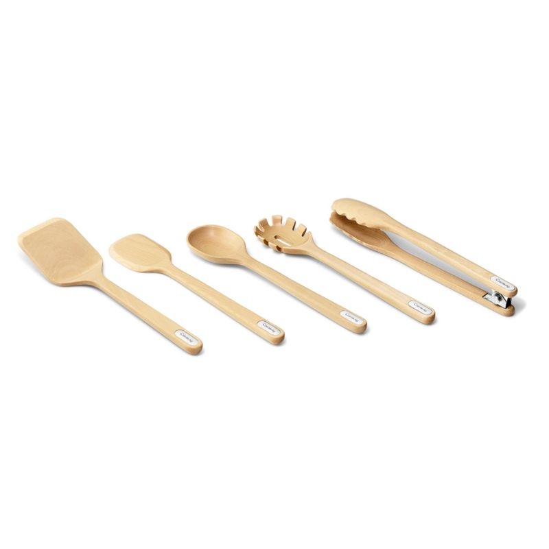Caraway ® Birch Wood Utensils, Set of 5 - Image 2