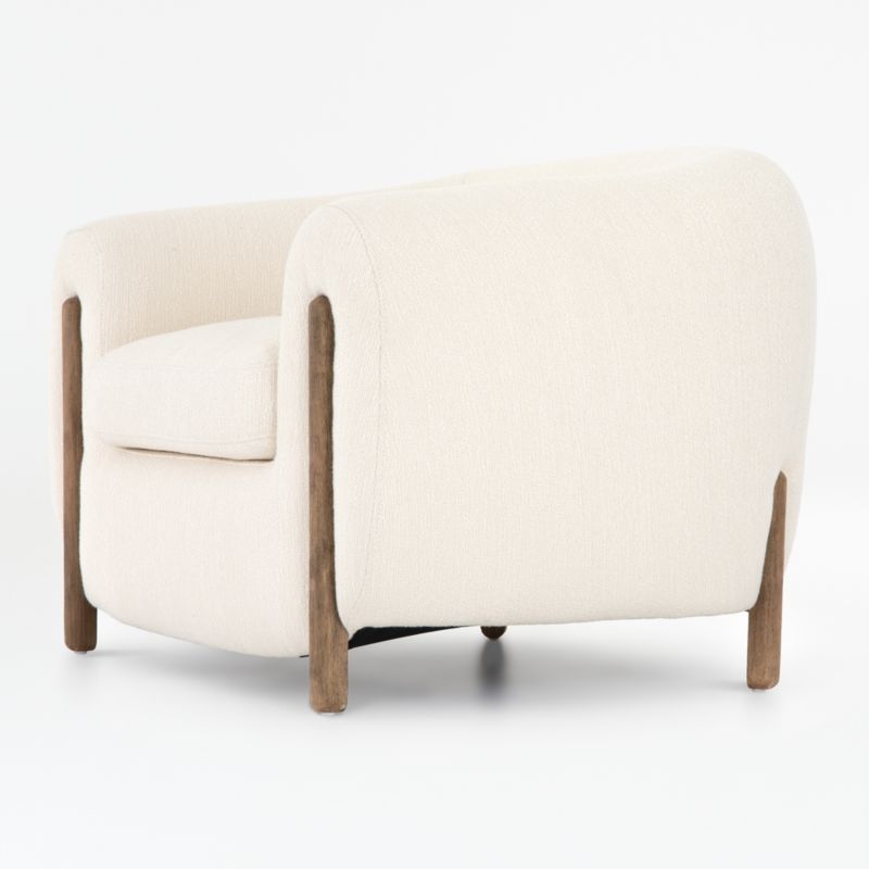 Nora Tub Chair, Cream - Image 3