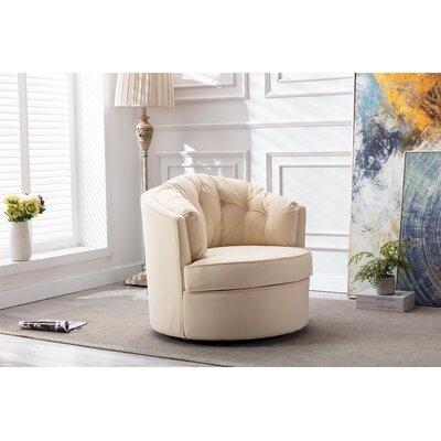 Swivel Accent Chair Barrel Chair For Home Living Room / Modern Leisure Chair - Image 0