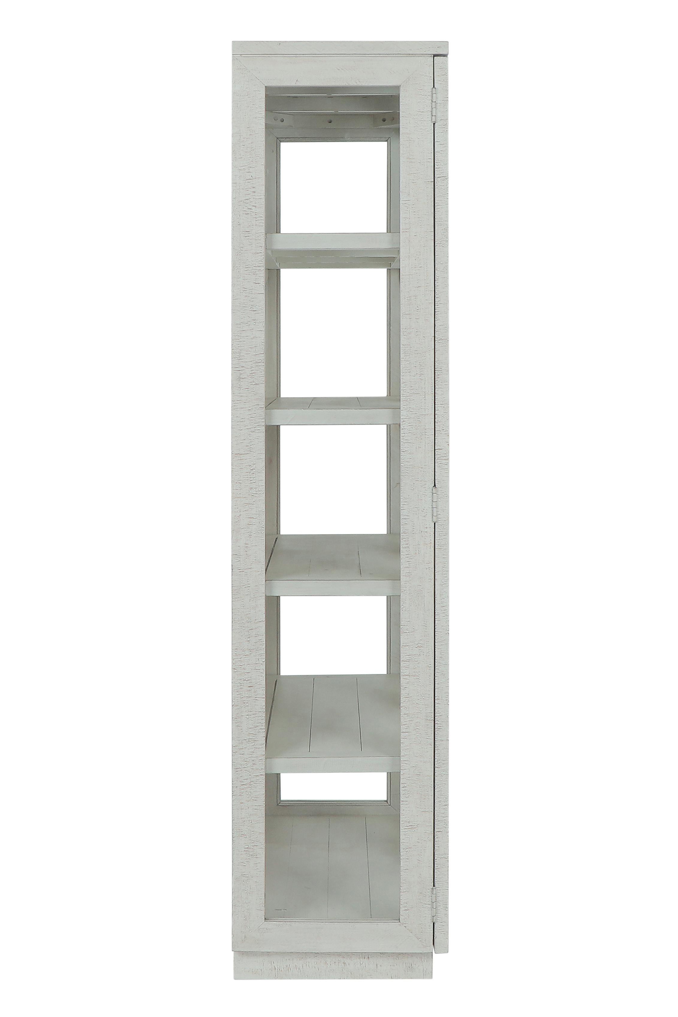 Larson 82" Tall Cabinet White Wash - Image 2