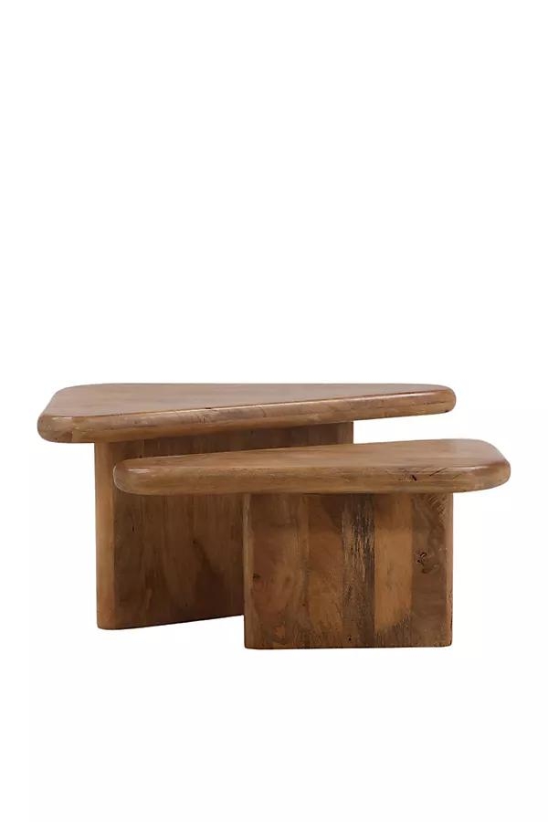 Sansa Wood Coffee Table, Set of 2 - Image 0