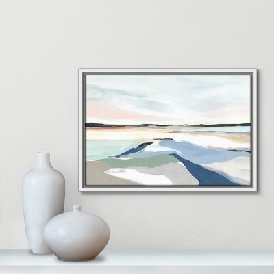 Seaside Day I - Floater Frame Canvas - Image 0