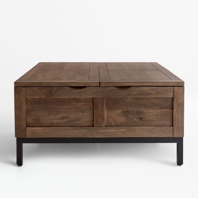 Tucker Grey Square Trunk - Image 0