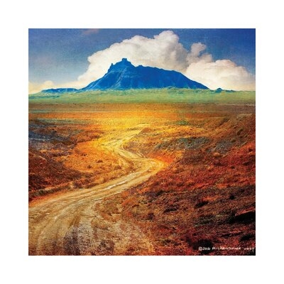 Golden Road II by - Wrapped Canvas - Image 0