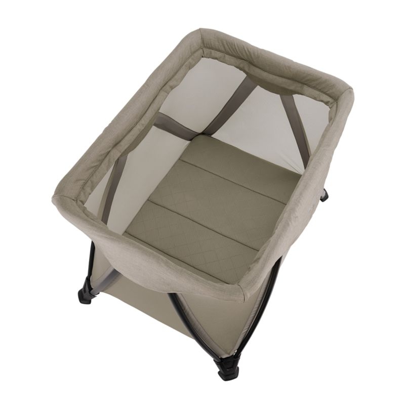 Nuna ® SENA aire ® Hazelwood Light Brown Playard and Travel Crib - Image 4