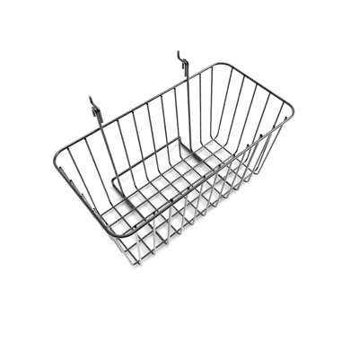 12 X 6 Wire Rectangular Basket For Gridwall Or Slatwall - Black 0F96F9E382B643938238DDF980A55172 - Image 0