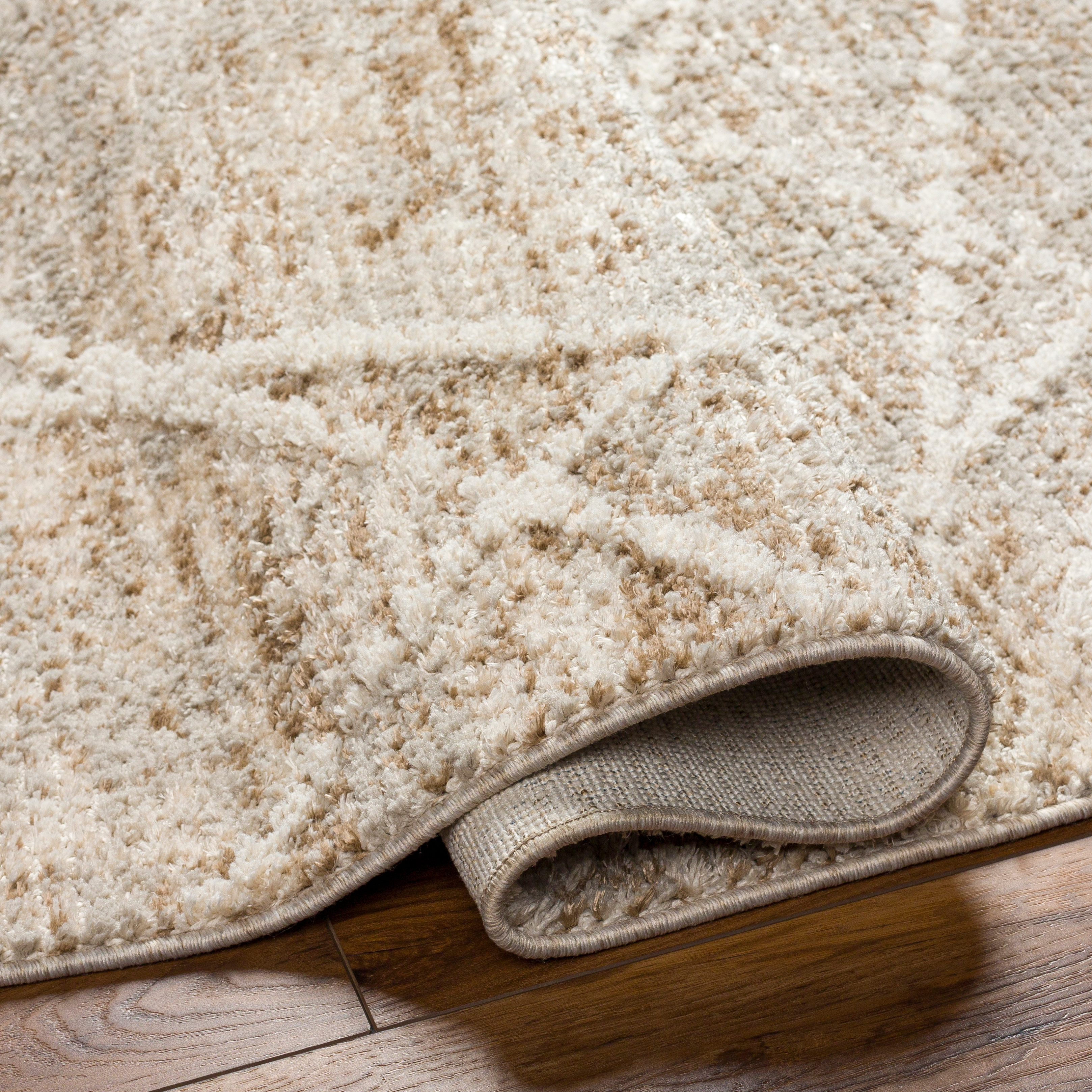 Rudy Beige Indoor 9'2" x 12' Machine Woven Rug - Image 4