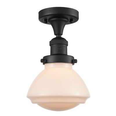 Chesterville 1-Light 6.75" Semi Flush Mount - Image 0