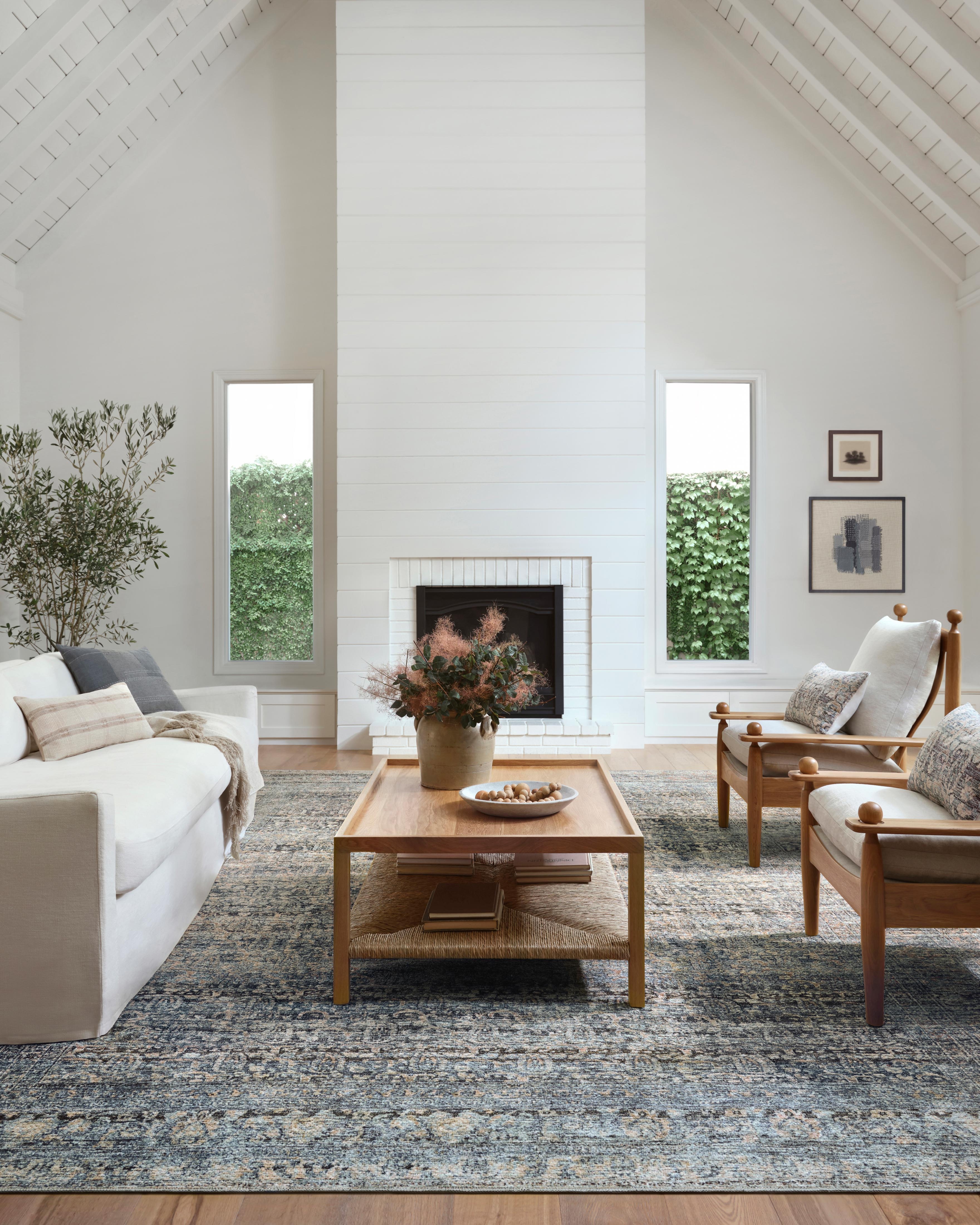 BILLIE BIL-05 DENIM / BLUSH 6'-0" x 9'-0" - Image 1