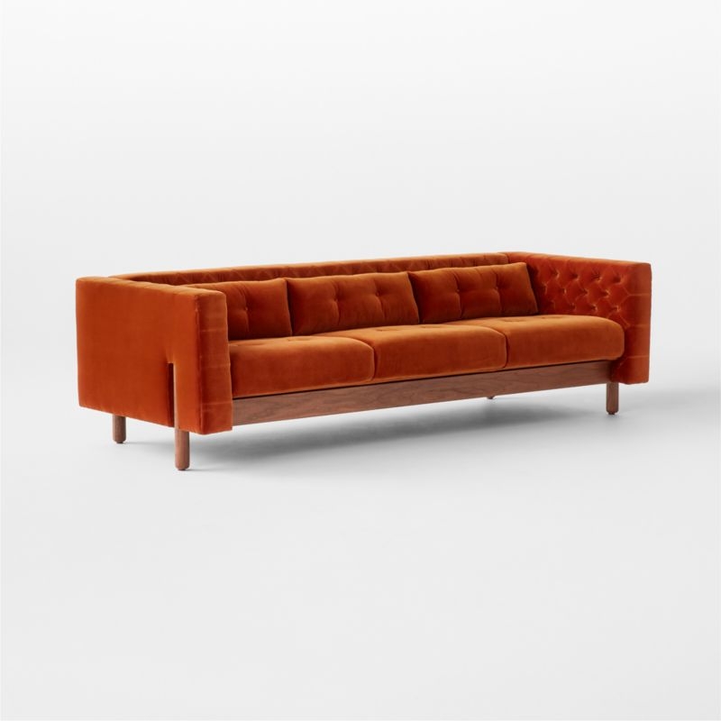 Marconi 81.5" Tufted Sofa Luca Storm - Image 2