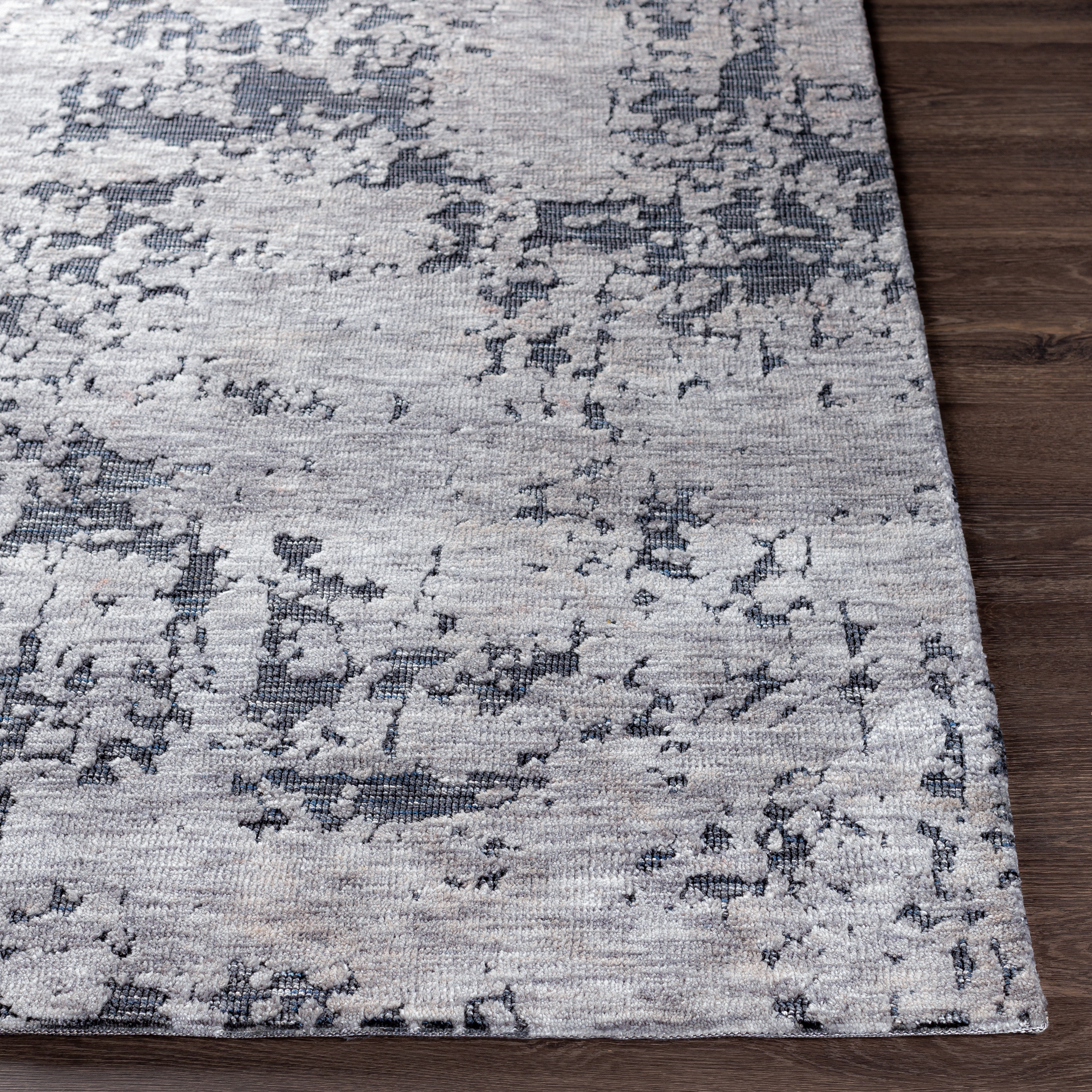 Talise Gray Indoor 2' x 3' Handmade Rug - Image 2