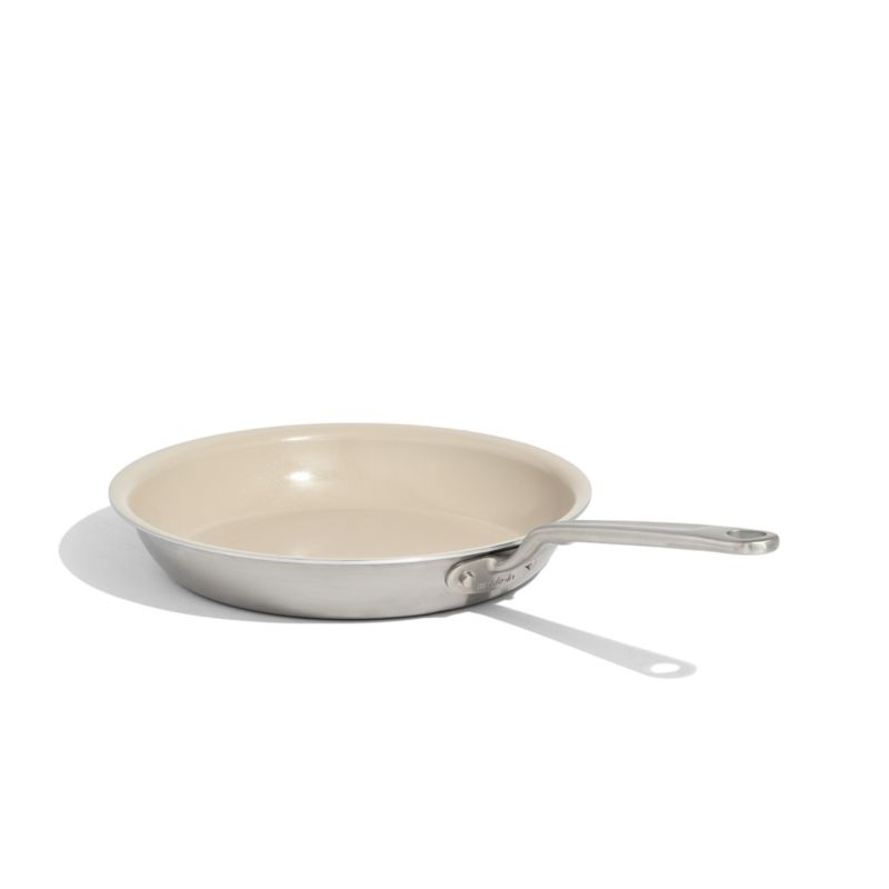 Made In CeramiClad™ Non-Stick Sand 10" Fry Pan with Stainless Steel Hardware - Image 4