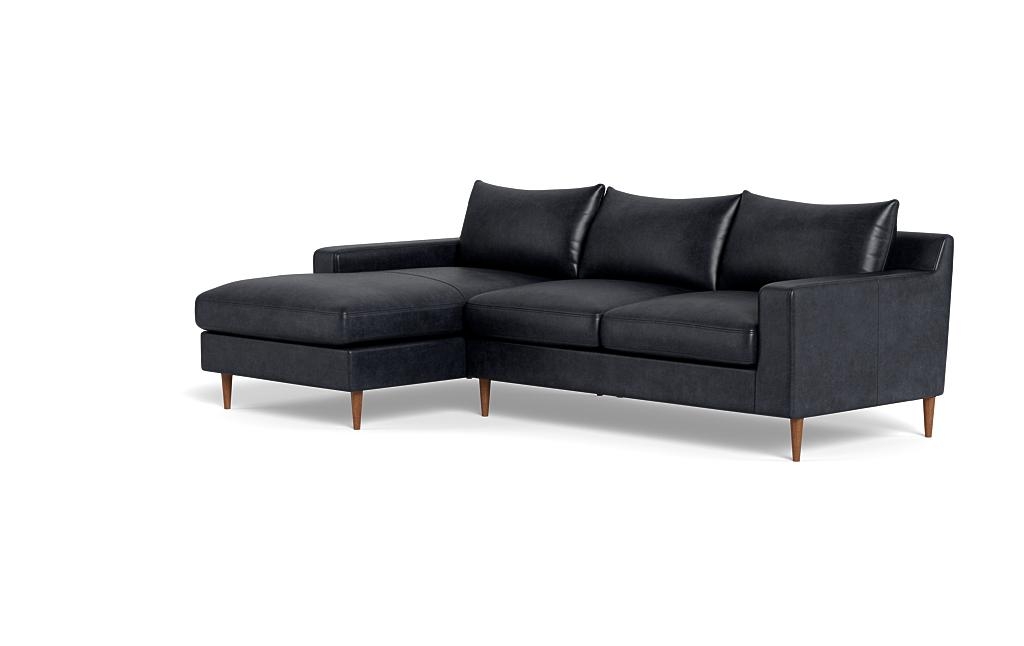 Sloan Leather Left Chaise Sectional - Image 2