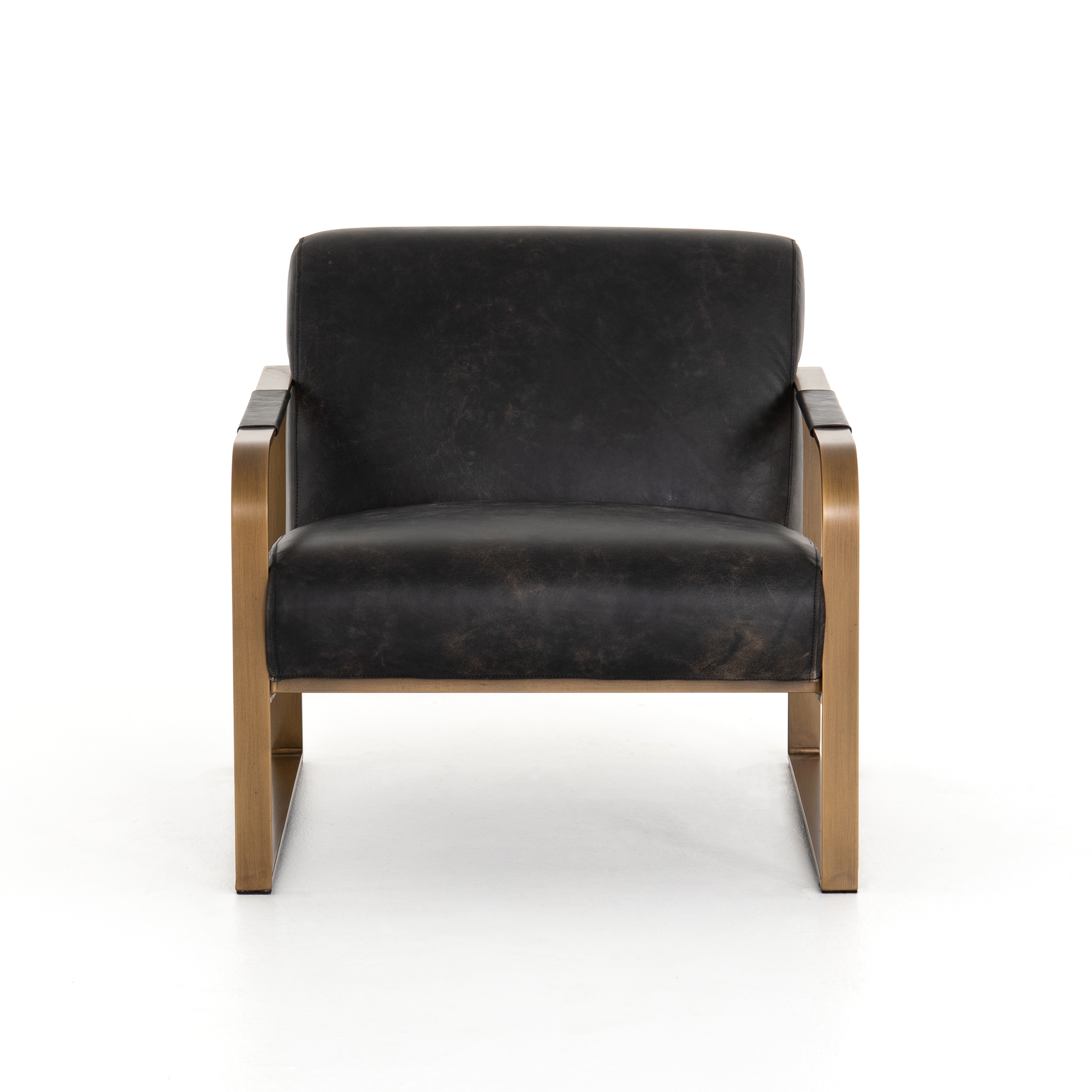 Jules Leather Chair-Rialto Ebony - Image 2