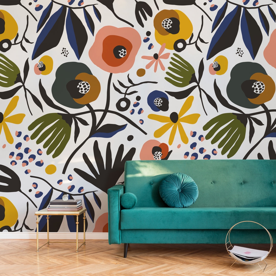 Tempaper Jaeana 108"" L x 78"" W Peel and Stick Wall Mural - Image 0