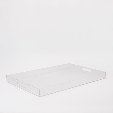 Acrylic Tray, Clear, 18"x28" - Image 0