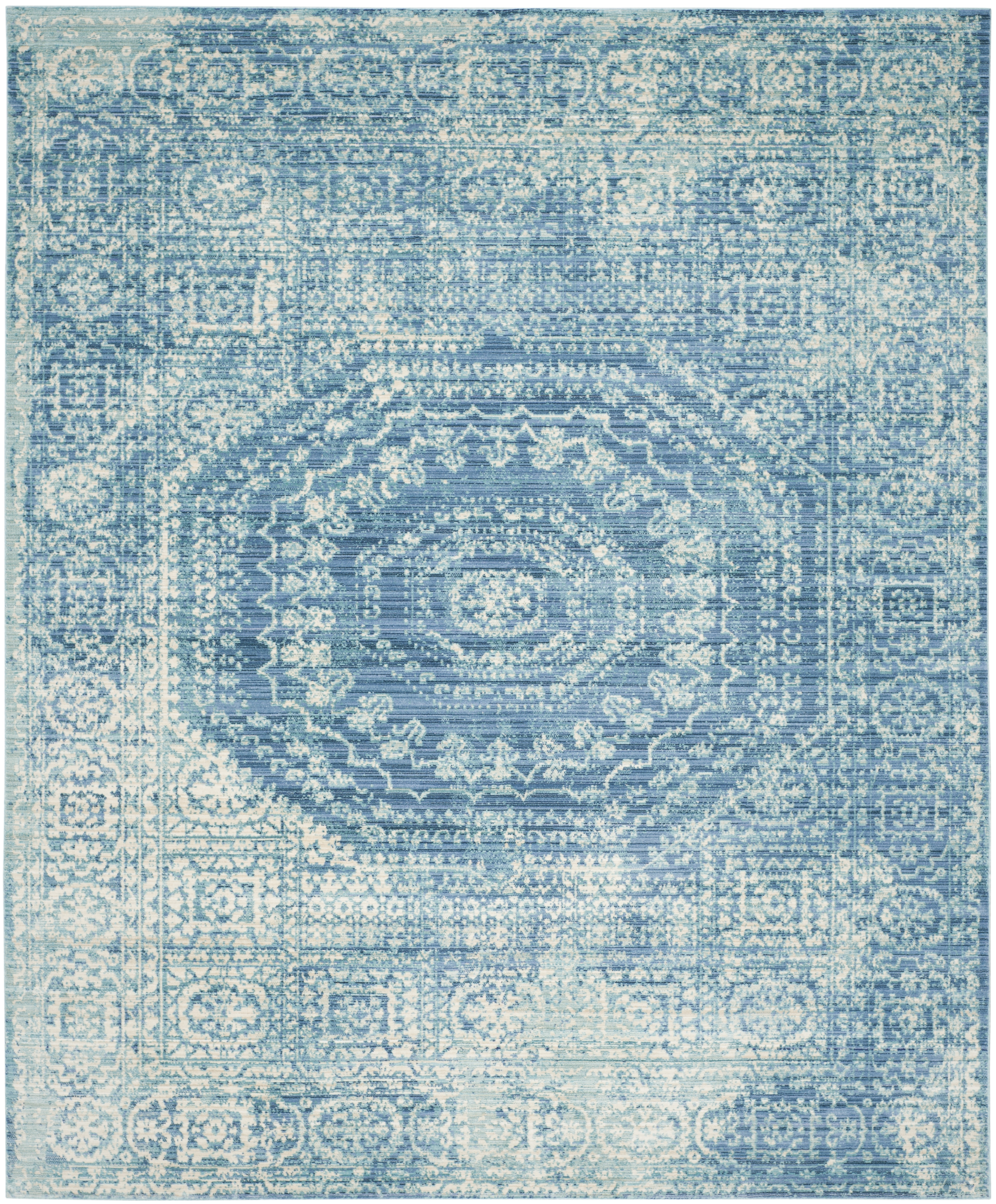 Arlo Home Woven Area Rug, VAL205R, Blue/Multi,  8' X 10' - Image 0