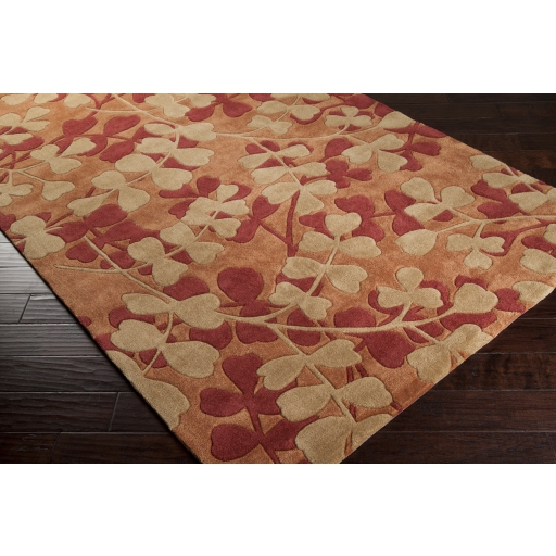 Cosmopolitan Brown Indoor 9' x 13' Handmade Rug - Image 1