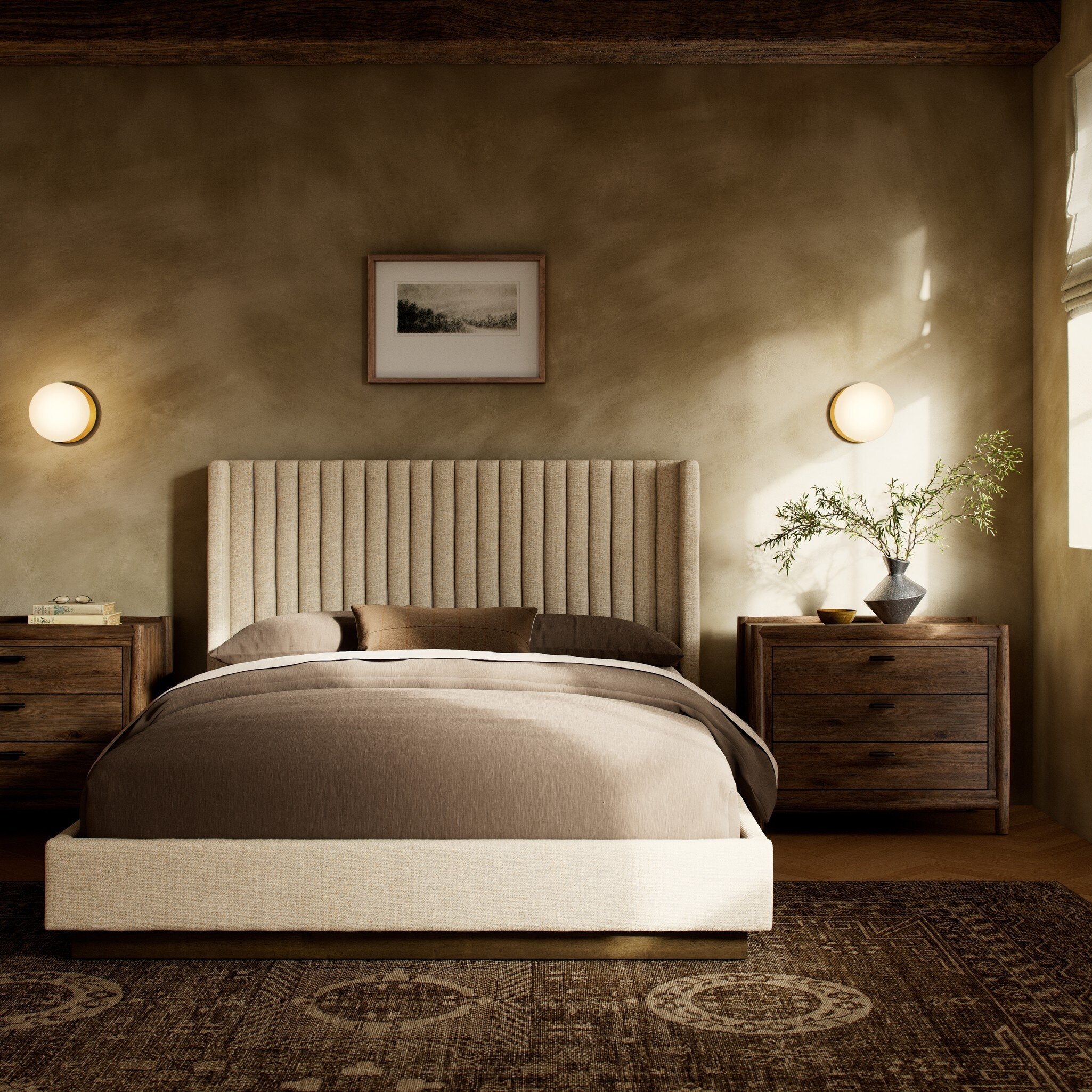 Montgomery Bed - Thames Cream - Image 3