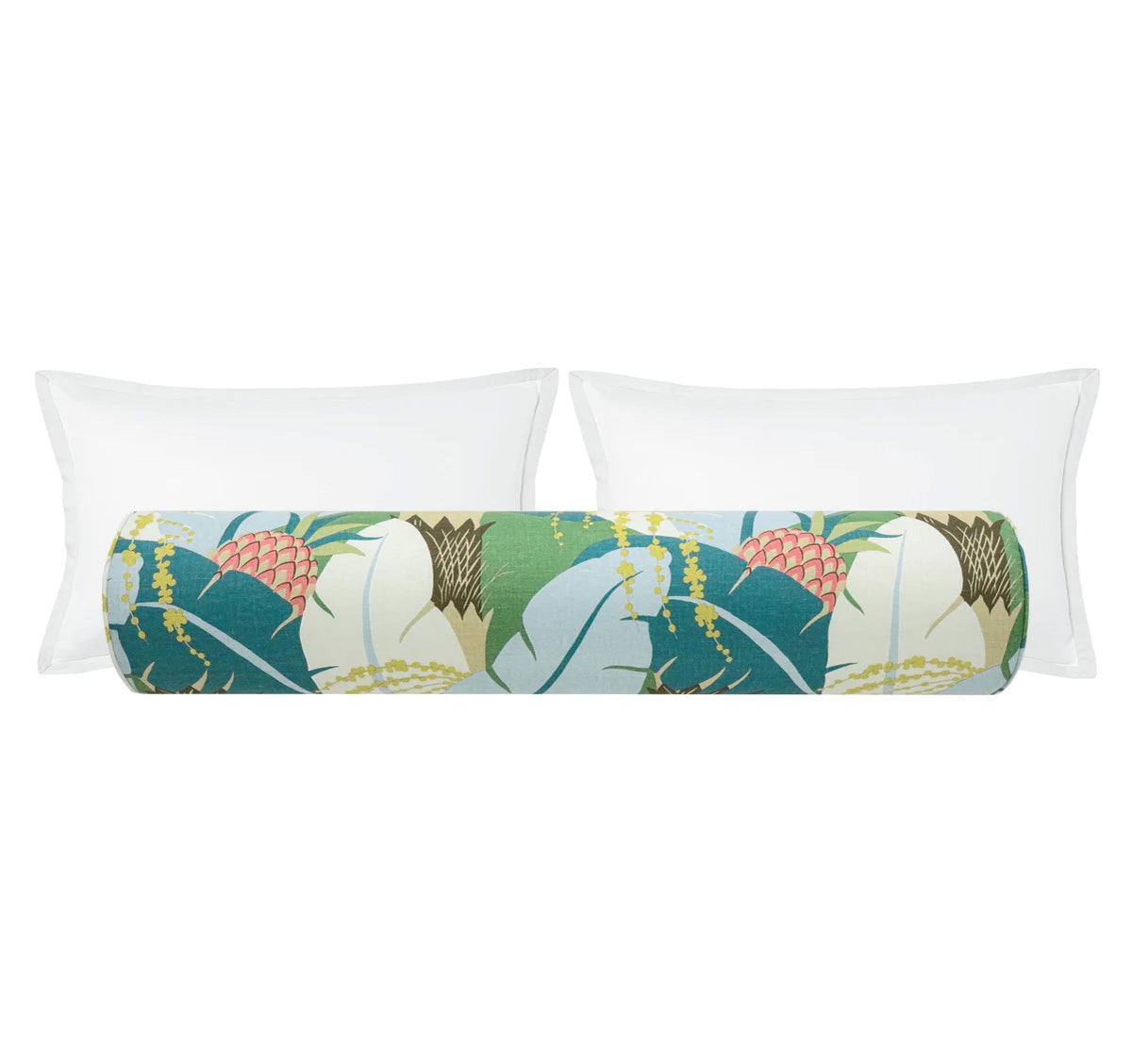 THE BOLSTER :: ANANAS // PEACOCK | SCHUMACHER - BY THE YARD - Image 0