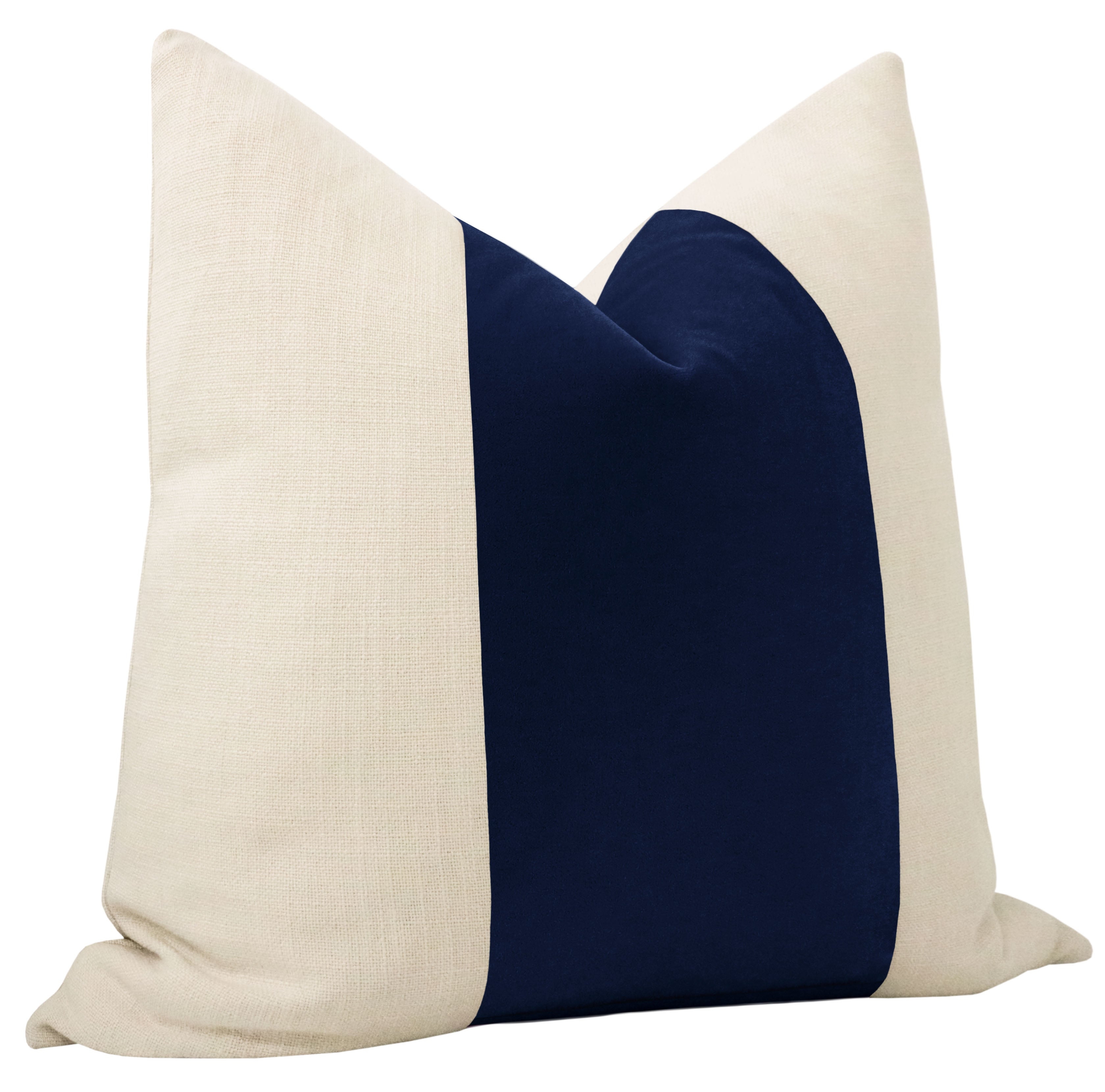 PANEL :: MOHAIR VELVET // SAPPHIRE - 14" X 36" - Image 1