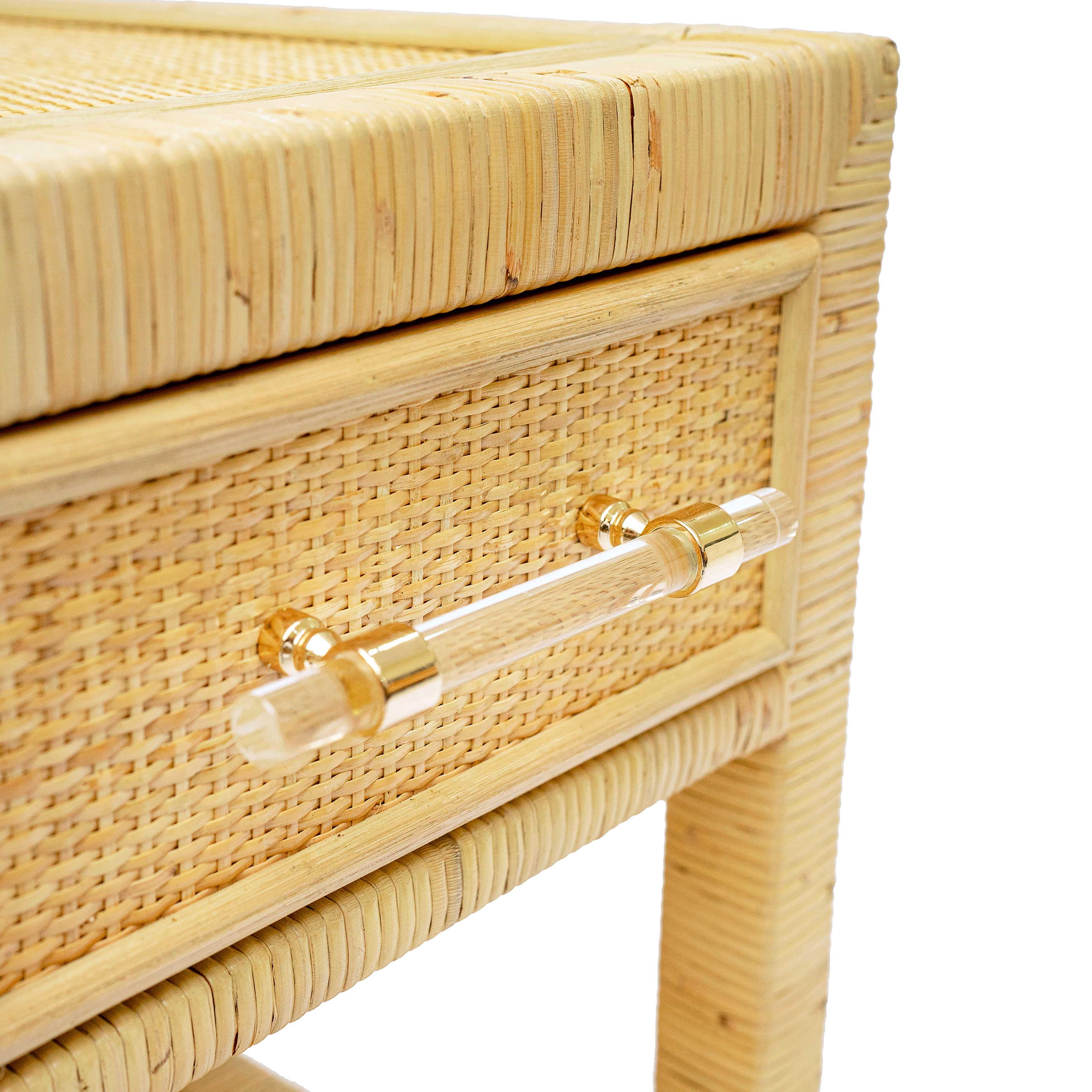 Amara Natural Rattan Nightstand - Image 4