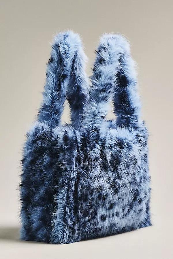 Jade Faux-Fur Tote - Image 0