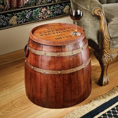 Wine Barrel End Table - Image 0