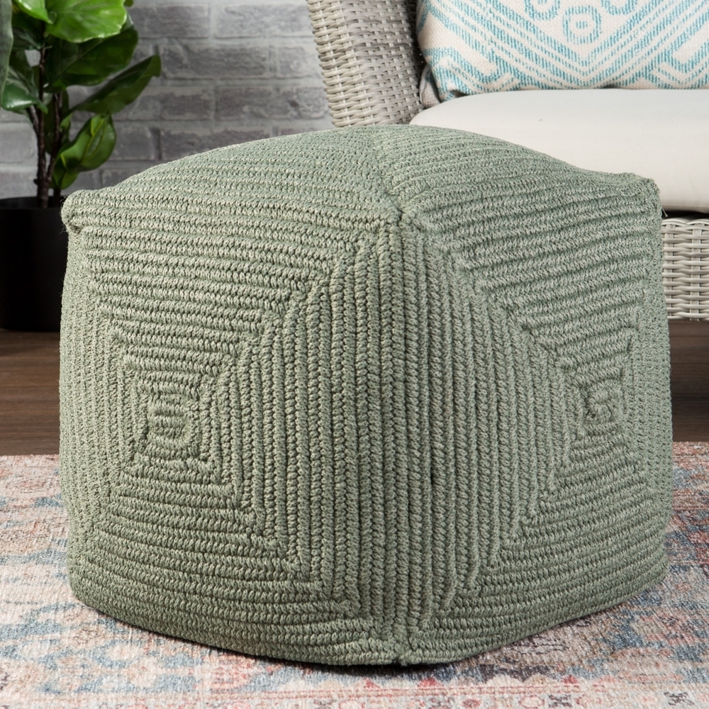 Kiley Indoor / Outdoor Pouf - Image 1