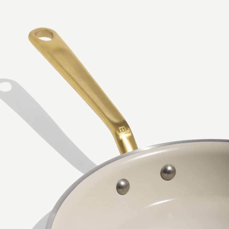 Made In CeramiClad™ Non-Stick 10" Fry Pan with Brass Hardware - Image 3